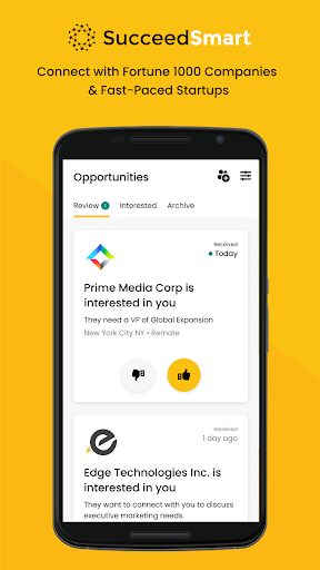 SucceedSmart Executive Network Screen 2