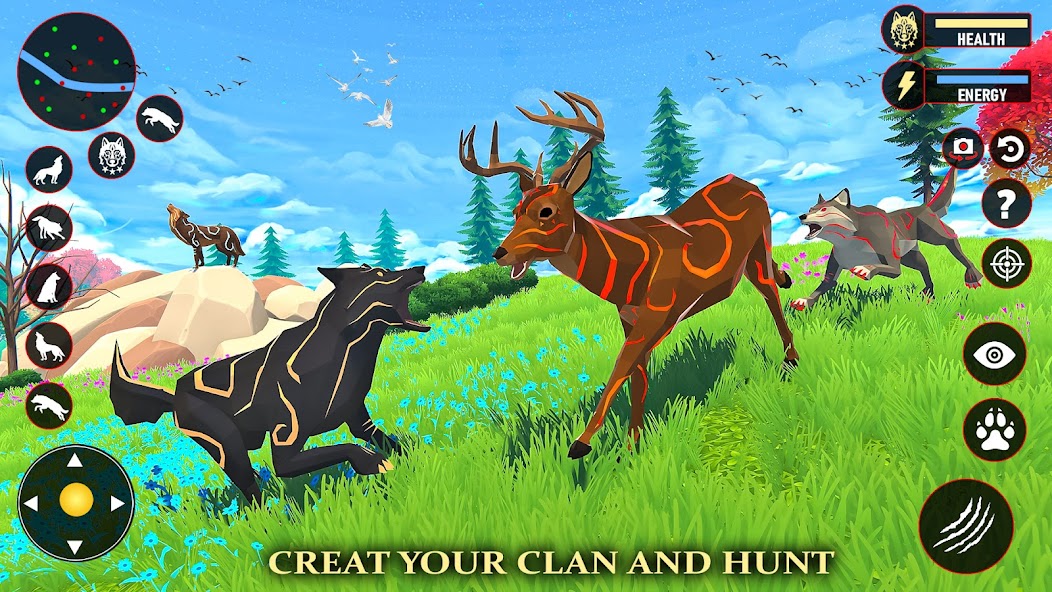 Wolf Simulator Fantasy Jungle 6.0 APK + Mod (Unlimited money) for Android
