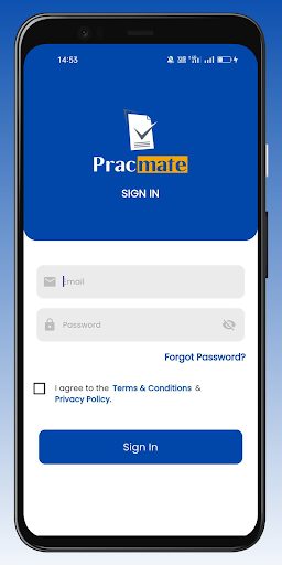 Android application Pracmate screenshort