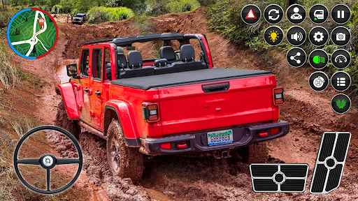 Uphill GMC Pickup Truck Drive Screen 3