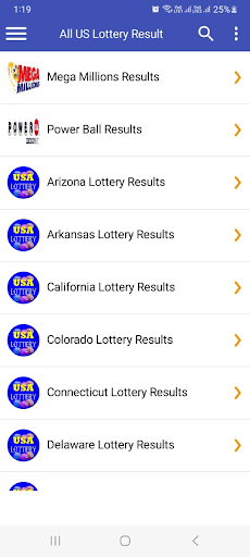 All State Lottery Results USA Screen 2