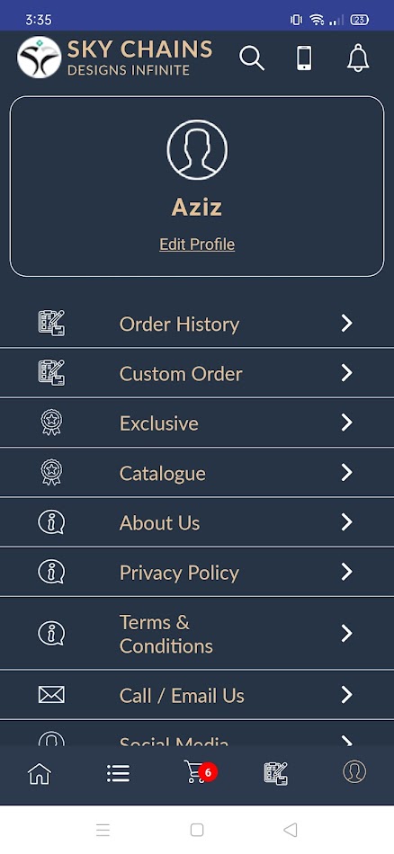 #7. Sky Chains | Designs Infinite (Android) 게시자: Muskseed - Technology IT Solutions