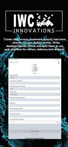 Android application IWC Innovations screenshort