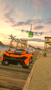 Plane Chase Car Jump Games