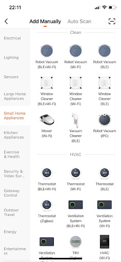 Vacdolfia Home Screen 2