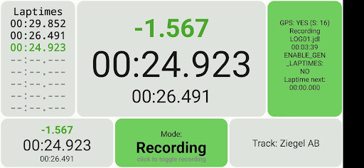 Android application jDriftTracker ESC screenshort
