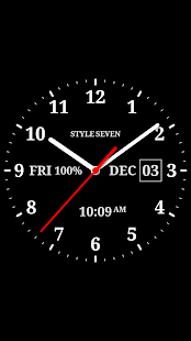 Analog Clock-7 PRO Captura de tela