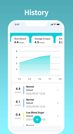 Android application Blood Sugar - Diabetes Tracker screenshort