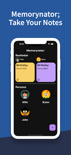 Android application Memorynator screenshort