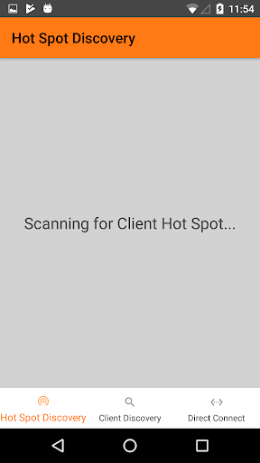 Android application Nevco - Client Setup screenshort