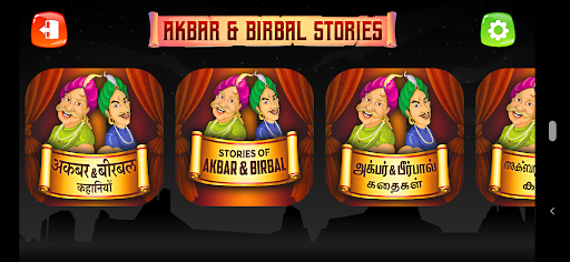 Android application Akbar Birbal Stories screenshort