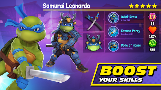 TMNT Mutant Madness v1.46.1 Mod Apk (Unlimited Skills/Unlock) Free For Android 3
