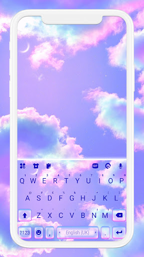 Android application Purple Sky Aesthetic Theme screenshort