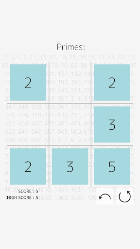 Android application Primes screenshort