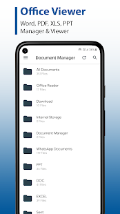 Document Manager - Word, Excel, PPT & PDF Reader  Screenshots 1