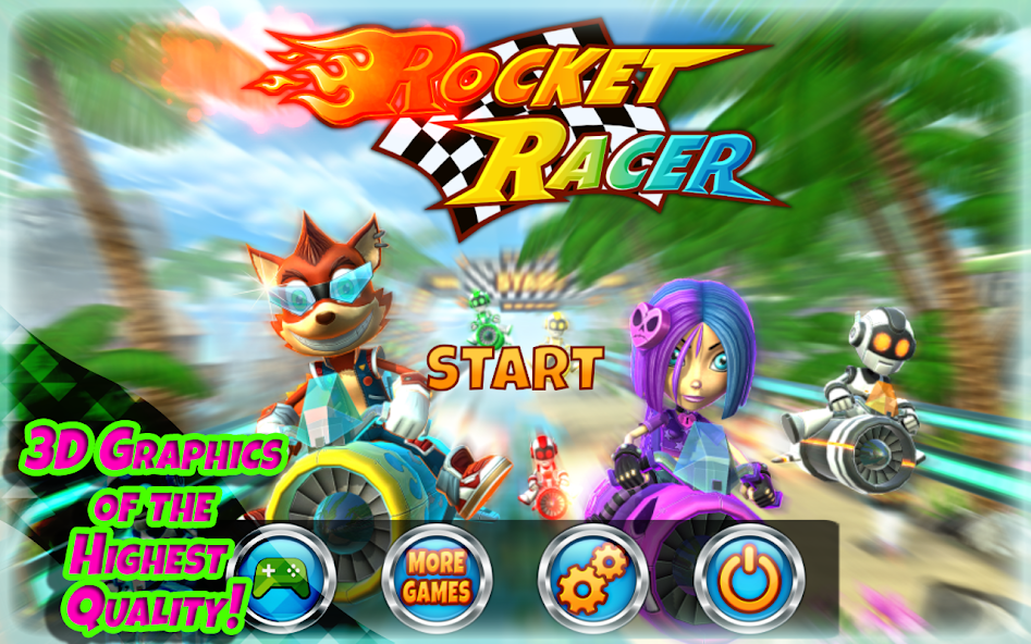 Rocket Racer 1.0.5 APK + Mod (Unlimited money / Unlocked) for Android