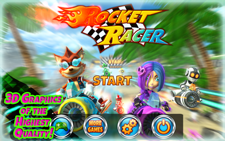 Rocket Racer – gun racing with adrenaline Codes