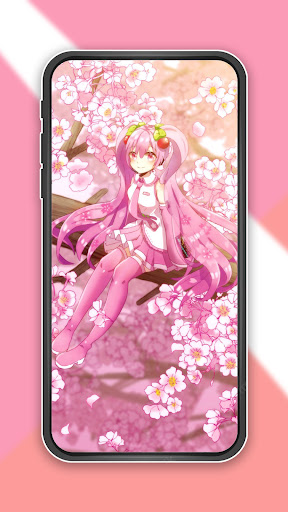Anime Girl Sakura Wallpaper Screen 3