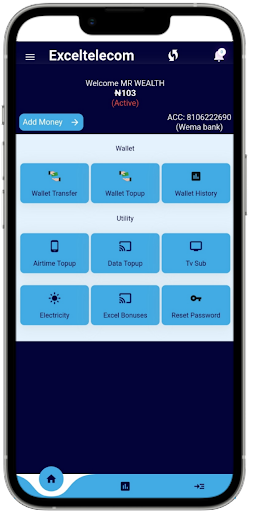 Android application Excel Telecom screenshort