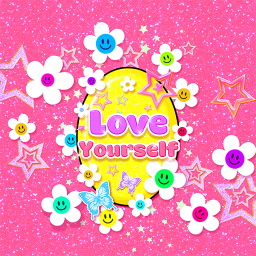 Smile Loveyourself - Wallpaper logo