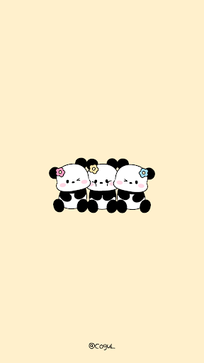 Android application 카카오톡 테마 - 푸요_우정 사진 (카톡테마) screenshort