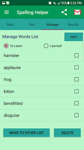 Spelling Helper:Practice Words Screenshot 3 - AppWisp.com