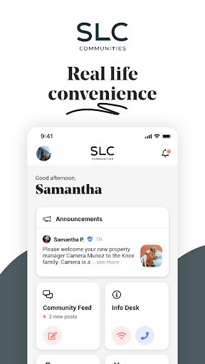 Android application SLC Communities screenshort