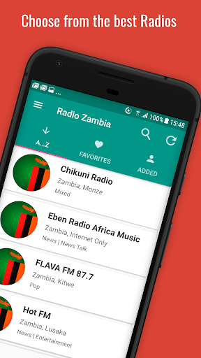 Android application Zambia Radio screenshort