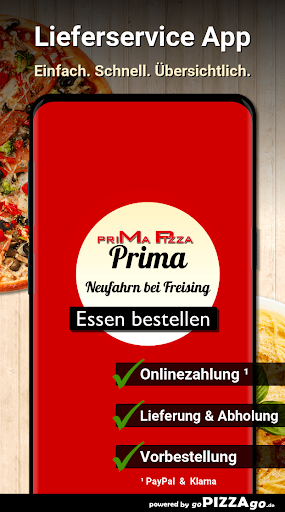 Android application Prima Pizza Neufahrn bei Freis screenshort