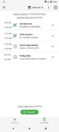 Task Sorter - Smart Calendar Screen 3