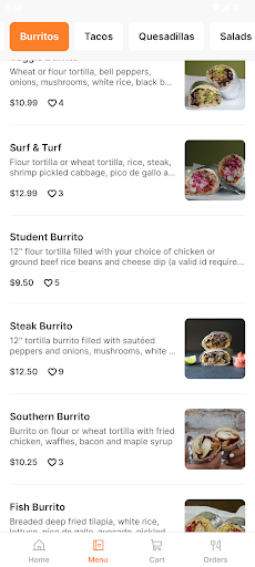 Burrito Hub Screen 3