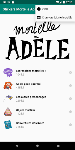 Stickers Mortelle Adèle Screen 2