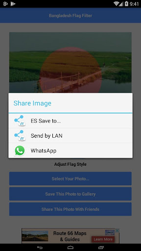 Bangladesh Flag Filter