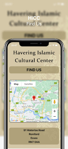 HICC Prayer Times Screen 2