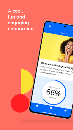 Android application Appical, the onboarding app screenshort