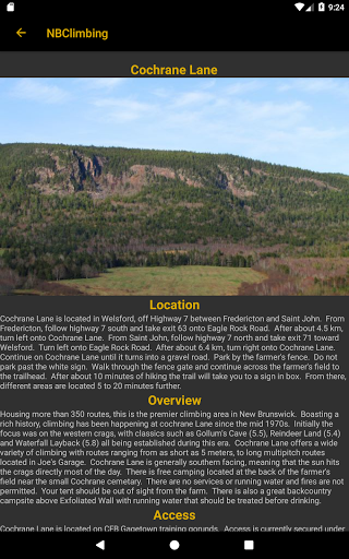 New Brunswick Climbing Guide 12