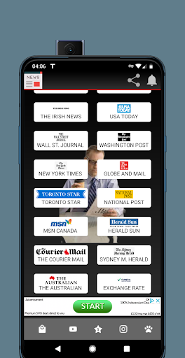 Online Newspapers Screen 2