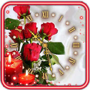 Romantic Candles Clock Live Wallpaper