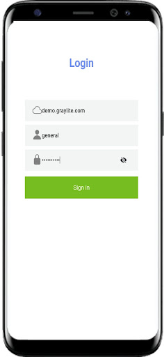 Android application Graylite Mobile screenshort