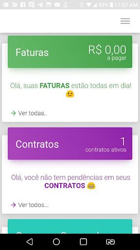 G-LAB Central do Assinante Screen 2