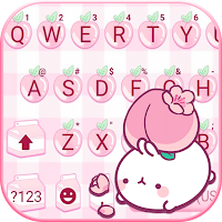 Фон клавиатуры Pink Cute Peach
