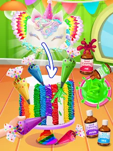 Rainbow Cake Desserts Master