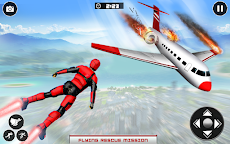 Light Flying Speed Superhero: Rescue Robot Gamesのおすすめ画像1