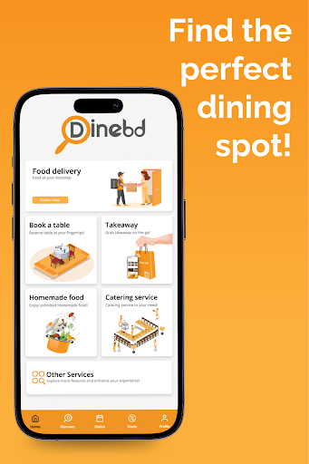 Android application Dinebd screenshort