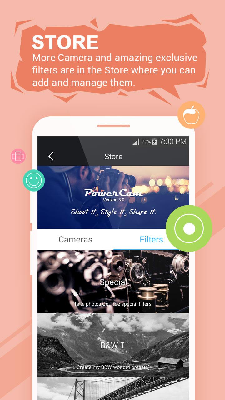 Android application Wondershare PowerCam screenshort