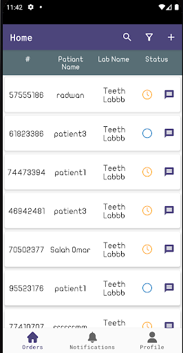 Android application Mina Dental screenshort
