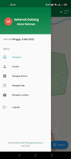 Absensi UIN Syahada Screen 2