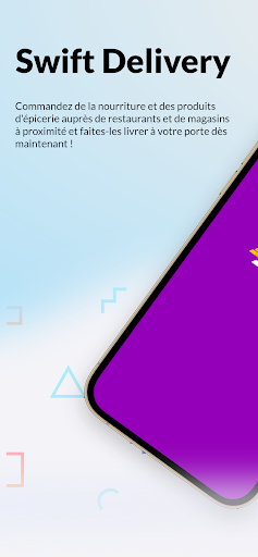 Android application Swift Delivery screenshort