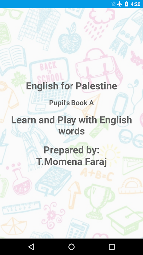 Android application Learn English 8 part 1 screenshort