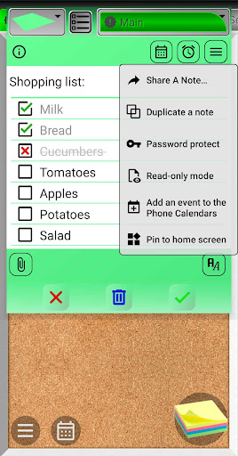 Screenshot of MultiNotes - Reminder Notes